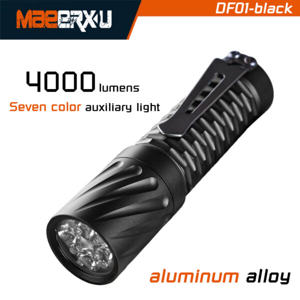 Maeerxu DF01-AL-18650 Four-lamp high lumen flashlight