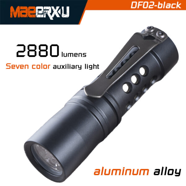Maeerxu DF02-AL-14500/16340 Three-lamp flashlight