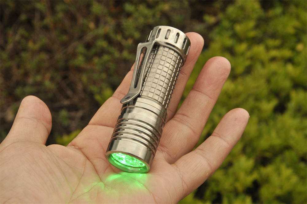 Maeerxu XT3 antiqued brass18350 flashlight mini Portable convex mirror  Carclo10507 astigmatic flashlight - maeerxu