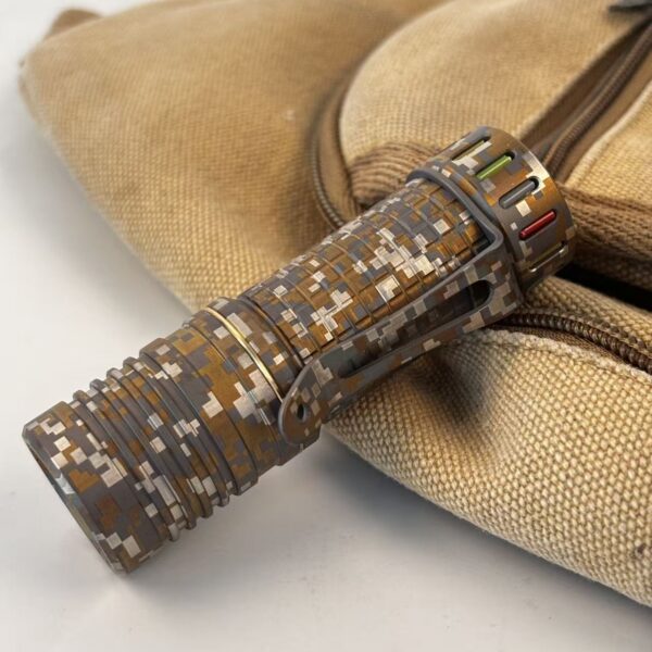 Maeerxu XT3 Anode Colored camouflage Titanium 18350 EDC Flashlight