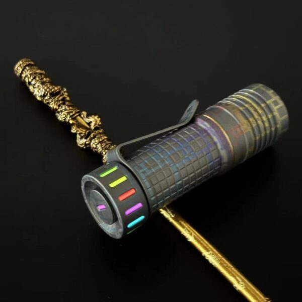 Maeerxu XT3  Titanium anode thick "#" 18350 EDC Flashlight