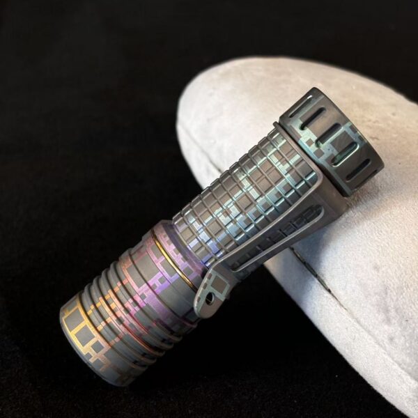 Maeerxu XT3  Titanium anode thick "#" 18350 EDC Flashlight